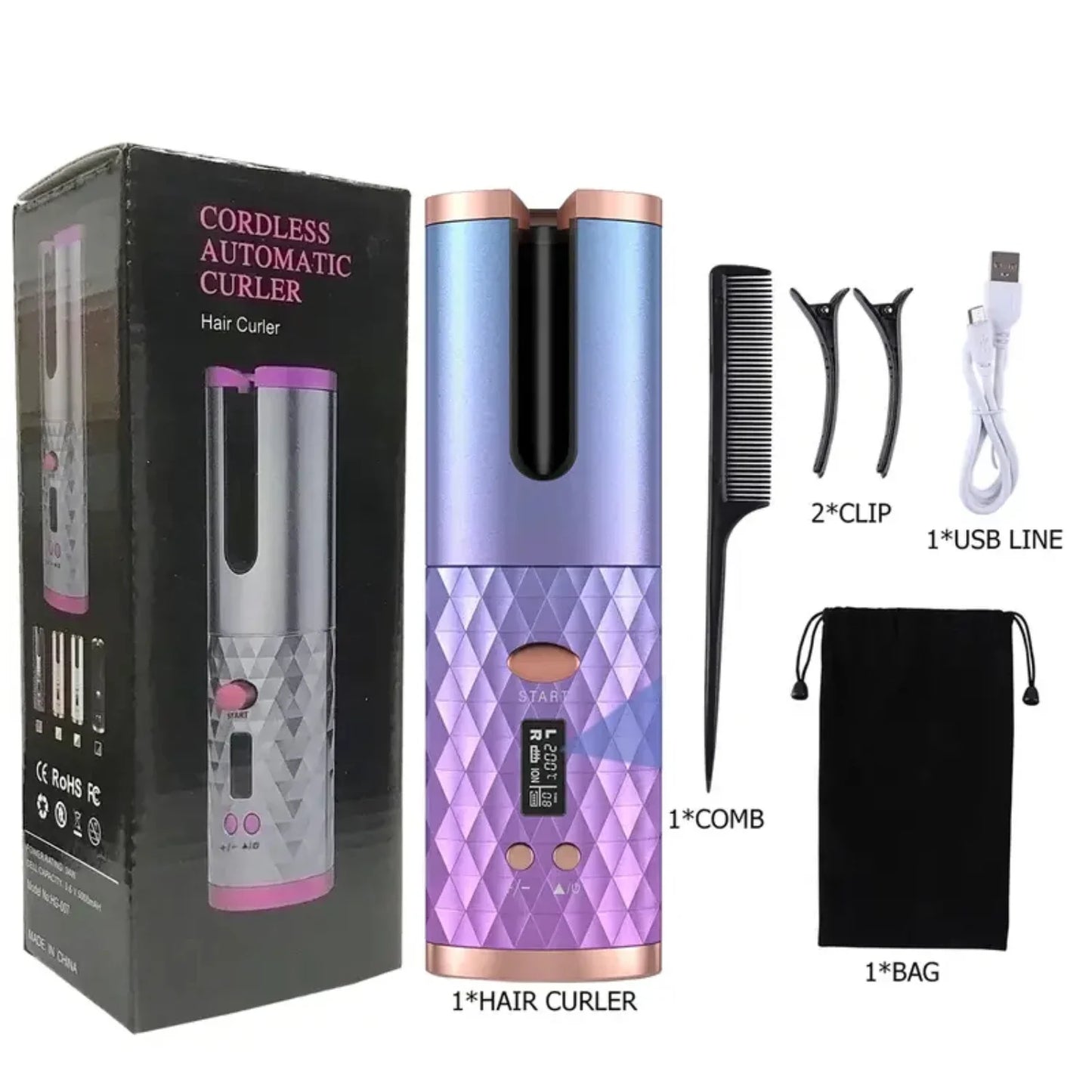 Cordless Hair Curler