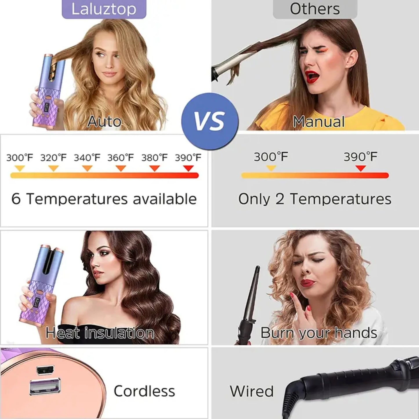 Cordless Hair Curler
