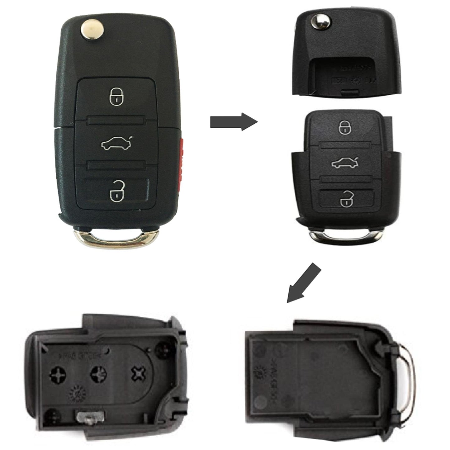 Hidden Compartment Car Key