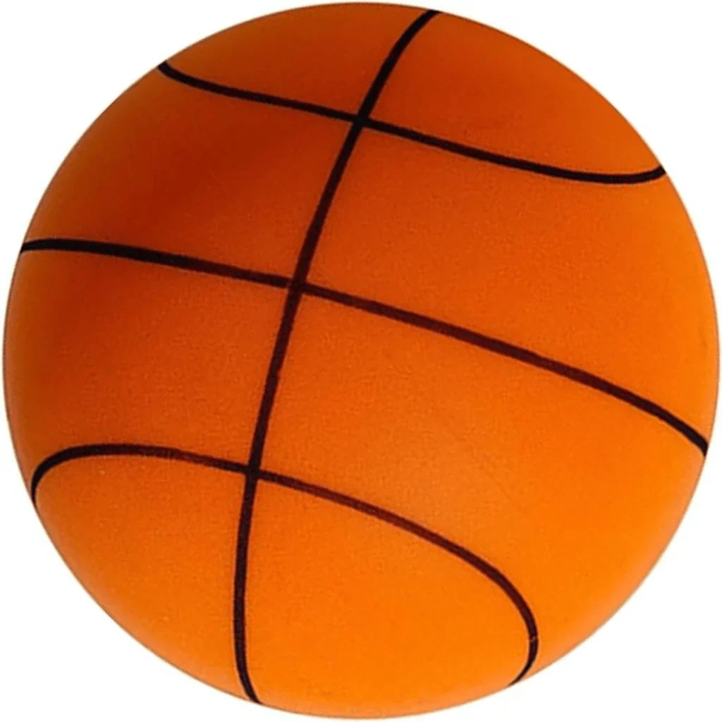 Silent-Bounce Basketball