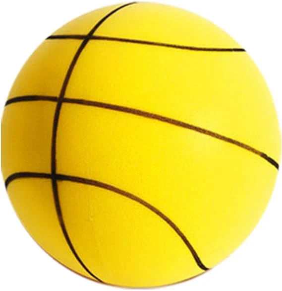 Silent-Bounce Basketball