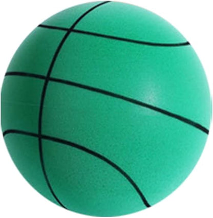 Silent-Bounce Basketball
